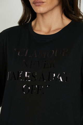 T-shirt AVIA mezza manica con stampa lamina