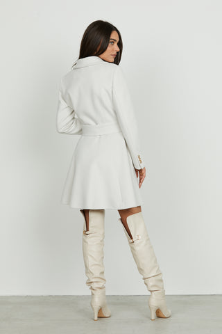 Cappotto PALMAST manica lunga con cintura più tasche