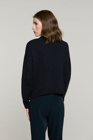 Maglia PINIA manica lunga con scritta ricamo