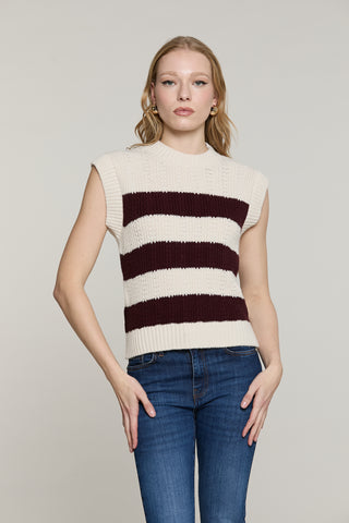 Maglia SYL senza maniche righe