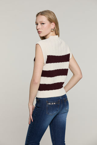 Maglia SYL senza maniche righe