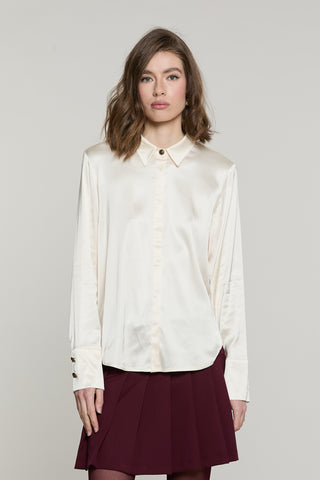 Camicia TILDEX_A manica lunga con polsi alti raso