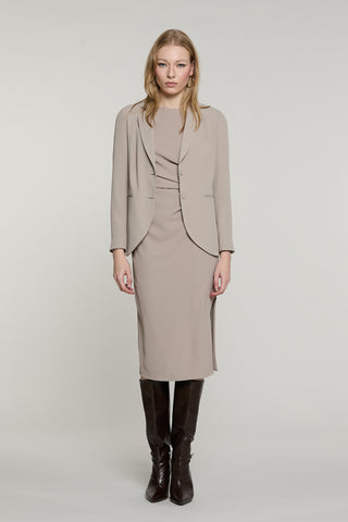 Giacca TOBITA manica lunga 2 bottoni con tasche filetto