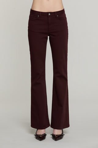 Panta SCHIFFER_COLOR v.media 5 ts flaire fit con logo strass tasche gabardine