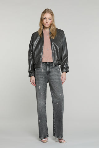 Panta GISELLE_GREY v.media 5 ts loose fit con castoni più pietre più perle denim