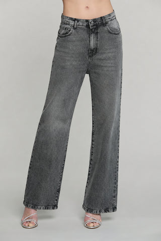 Panta GISELLE_GREY_SNZ vita media 5 ts loose fit denim