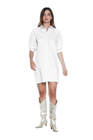 AVERSAN short half balloon sleeve dress