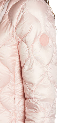 BLAW long-sleeved down jacket with side zip plus wave quilt plus superlight pockets