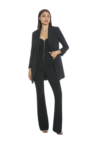 EUDIALITE long sleeve jacket 1 button plus pockets