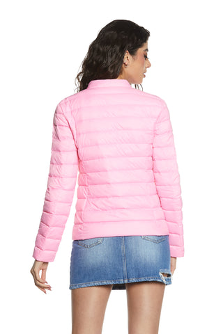 Piumino RIMO manica lunga con zip più tasche più sacchetto superlight