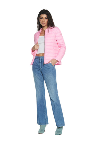 Panta KRISTEN_2 v.media chino flaire fit denim blu