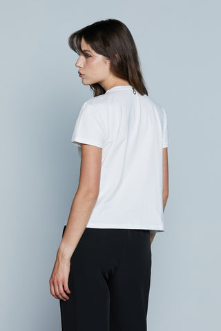 T-Shirt TELDE M/M con Applicazione Foulard Logo più Catena