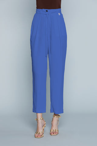 Pantalone BELTIN Vita Alta con Elastico più Cintura con Pinces più Ts Francesi