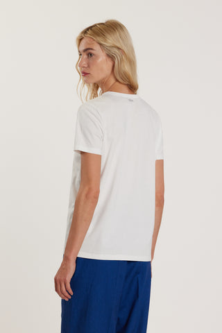 T-Shirt ANDRE maniche corte con cravatta logo