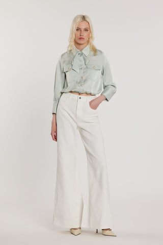 Camicia CAMPBEL corta maniche lunghe con polsi a punta più tasche più fusciacca più elastico sul fondo