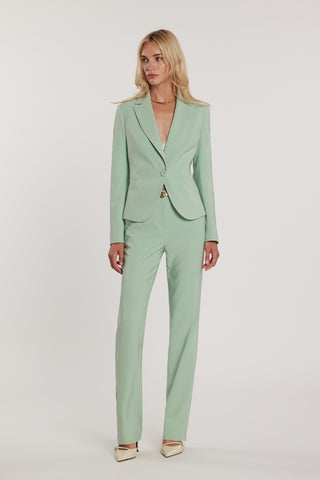 Giacca ROSALBA maniche lunghe con un bottone e tasche filetto