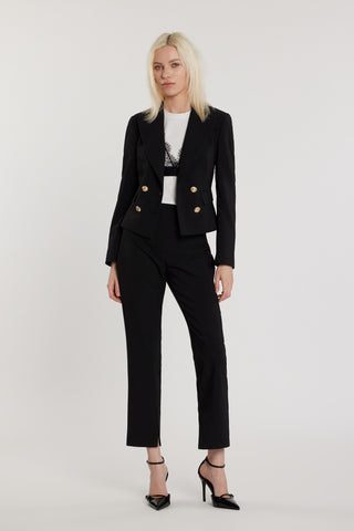 Giacca ATTIDU corta maniche lunghe doppio petto più patte