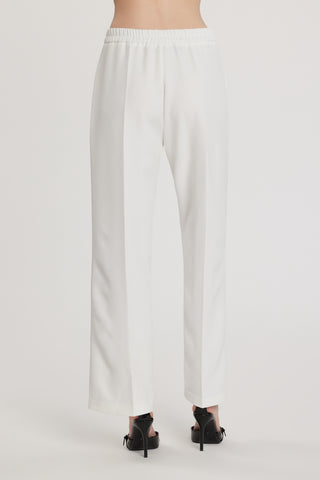 Pantalone CASTELLA vita alta con elastico più tasche francesi