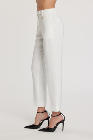 Pantalone OSTENDO_A vita alta con elastico più tasche francesi più spacchetti sul fondo