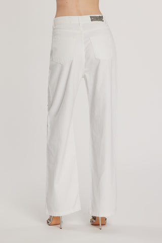 Pantalone GISELLE_15_SNZ vita media cinque tasche loose fit denim