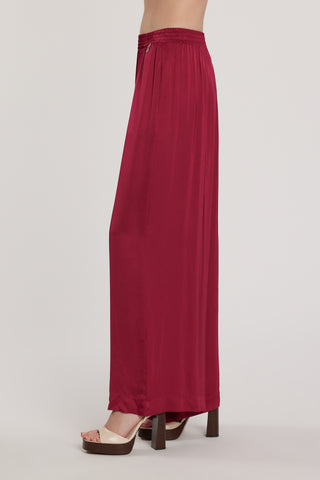 Pantalone MAURICES vita alta con elastico più tasche palazzo