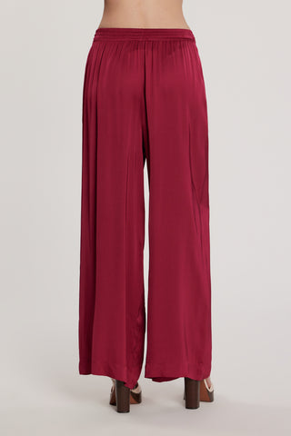 Pantalone MAURICES vita alta con elastico più tasche palazzo