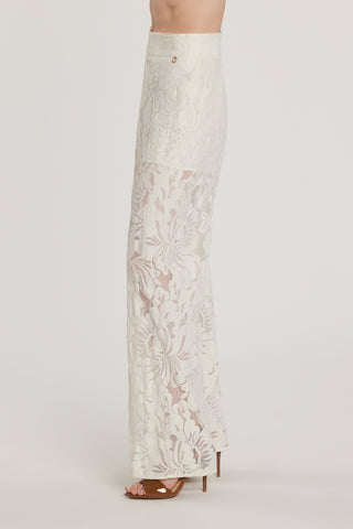 Pantalone ADLON vita alta con culotte pizzo