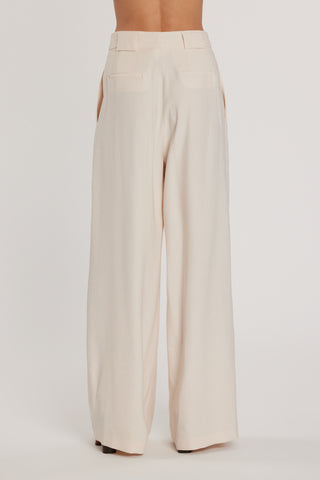 Pantalone ARABIAM vita alta palazzo con tasche francesi più filetto più pinces più passanti