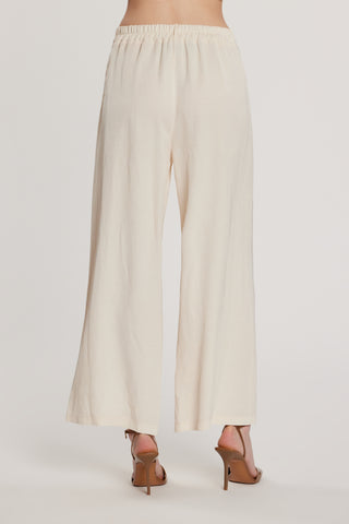 Pantalone PATRICE vita alta con fintone più elastico più tasche francesi più pinces