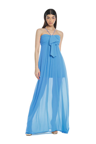 RAME dress, long top with bow and curls