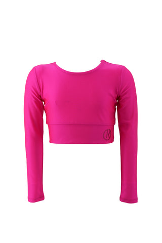 Maglia rains manica lunga corta con logo strass