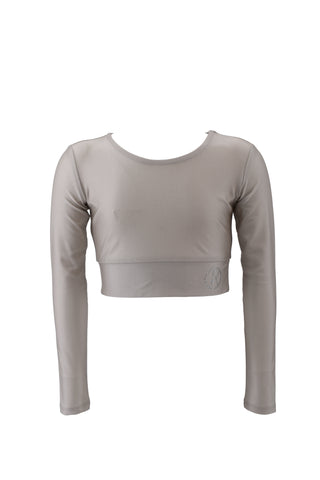 Maglia rains manica lunga corta con logo strass