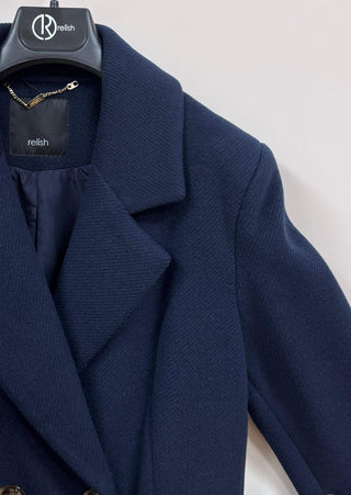 Cappotto DANIEL manica lunga doppio petto con tasche