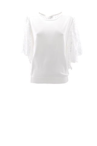 IMIAZ bat half sleeve shirt with lace