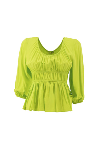 ANA M.3/4 blouse with gathers