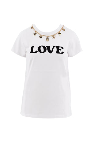 COLIN half-sleeve t-shirt with chain print