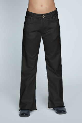 DRABA 1 button 5 pocket trousers in Drill