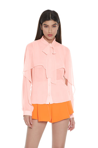 Camicia MADARINA manica lunga aperta pipistrello con pannello più fusciacca più apertura sch.