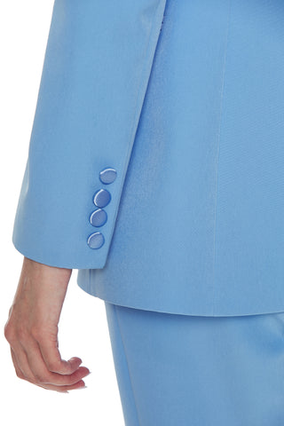 DAMBURITE jacket 1 button lapels plus pocket with satin inserts