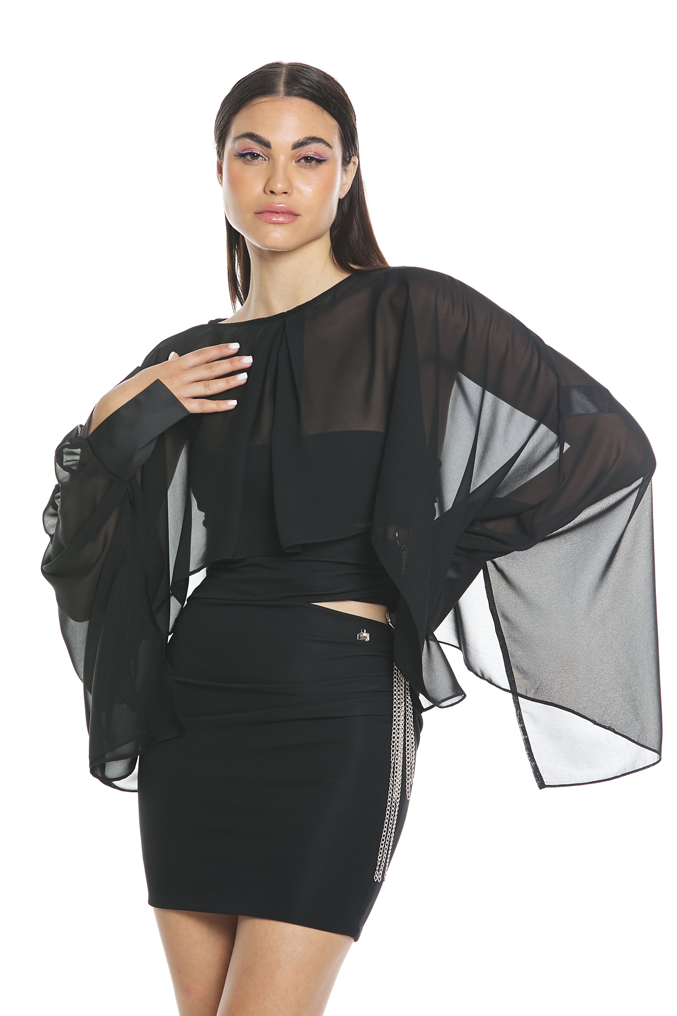 Vestito Bambina LUVCES 2 Pezzi | Top Manica Lunga E Gonna Con Fiocco | Autunno/Inverno - Foto 5