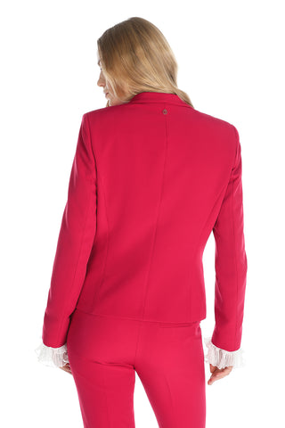 Giacca blazer con revers sciallato e bottoni oro, relish fashion moda, abbigliamento femminile
