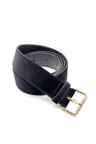 HESIT thin velvet belt 