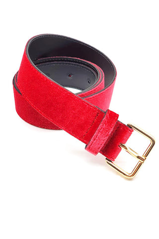HESIT thin velvet belt 
