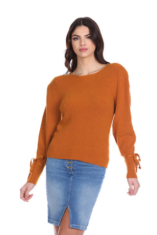 Maglia HERNIS manica lunga con laccetti effetto spallina