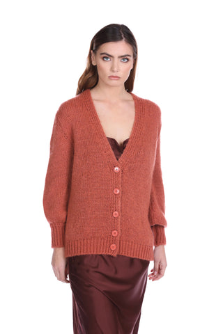 KERSHY long sleeve balloon cardigan