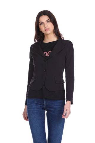 NICOLAX long sleeve jacket with 2 buttons and flaps