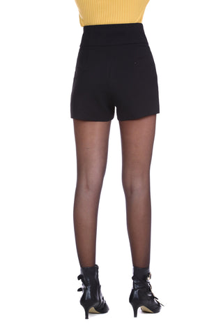 Shorts MOUIL vita alta con bustino alto più bottoni più impunture centrali più ts