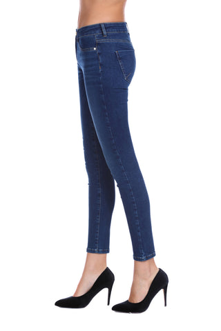 Jeggings DAISY_A vita alta 5 tasche denim