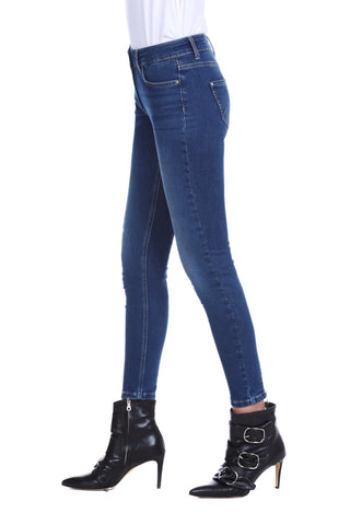 MARILYN_A 5-pocket jeans with zip, slim fit denim bottom