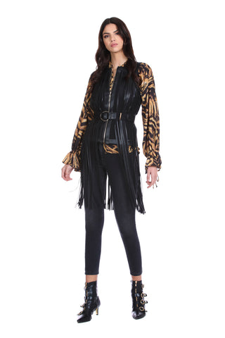 Jeans MARILYN 5 tasche più zip fondo slim fit denim black